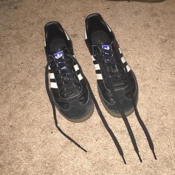 adidas Shoes - Samba adidas, black and white, worn maybe 10 times